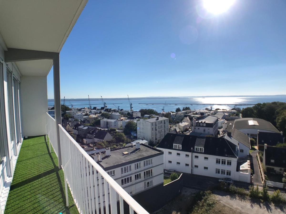 Superbe Appartement Avec Une Vue Mer Panoramique Brest Eksteriør bilde